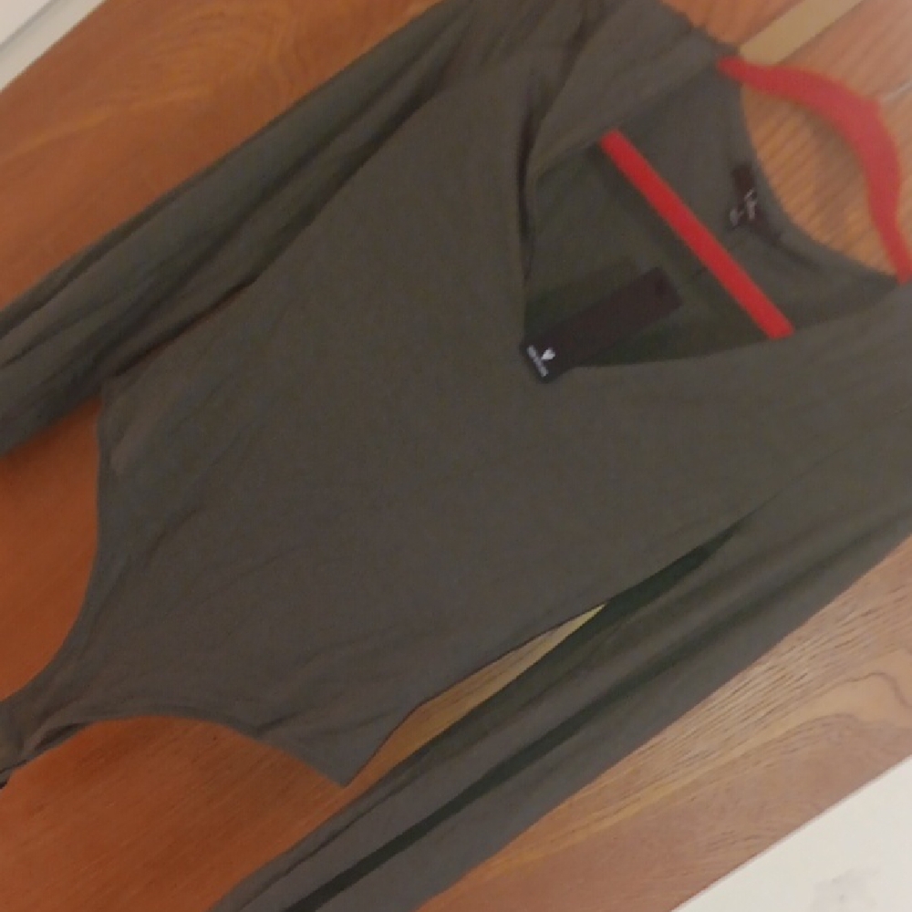 Lulu's Forest Green Long Sleeve Bodysuit
